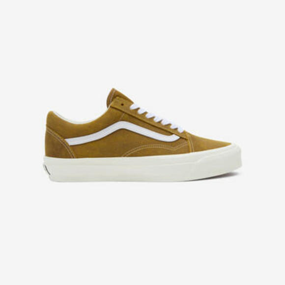 Vans Premium Old Skool 36 Sneakers Men's 11 Golden Brown Round Toe Lace Up - Picture 2 of 2